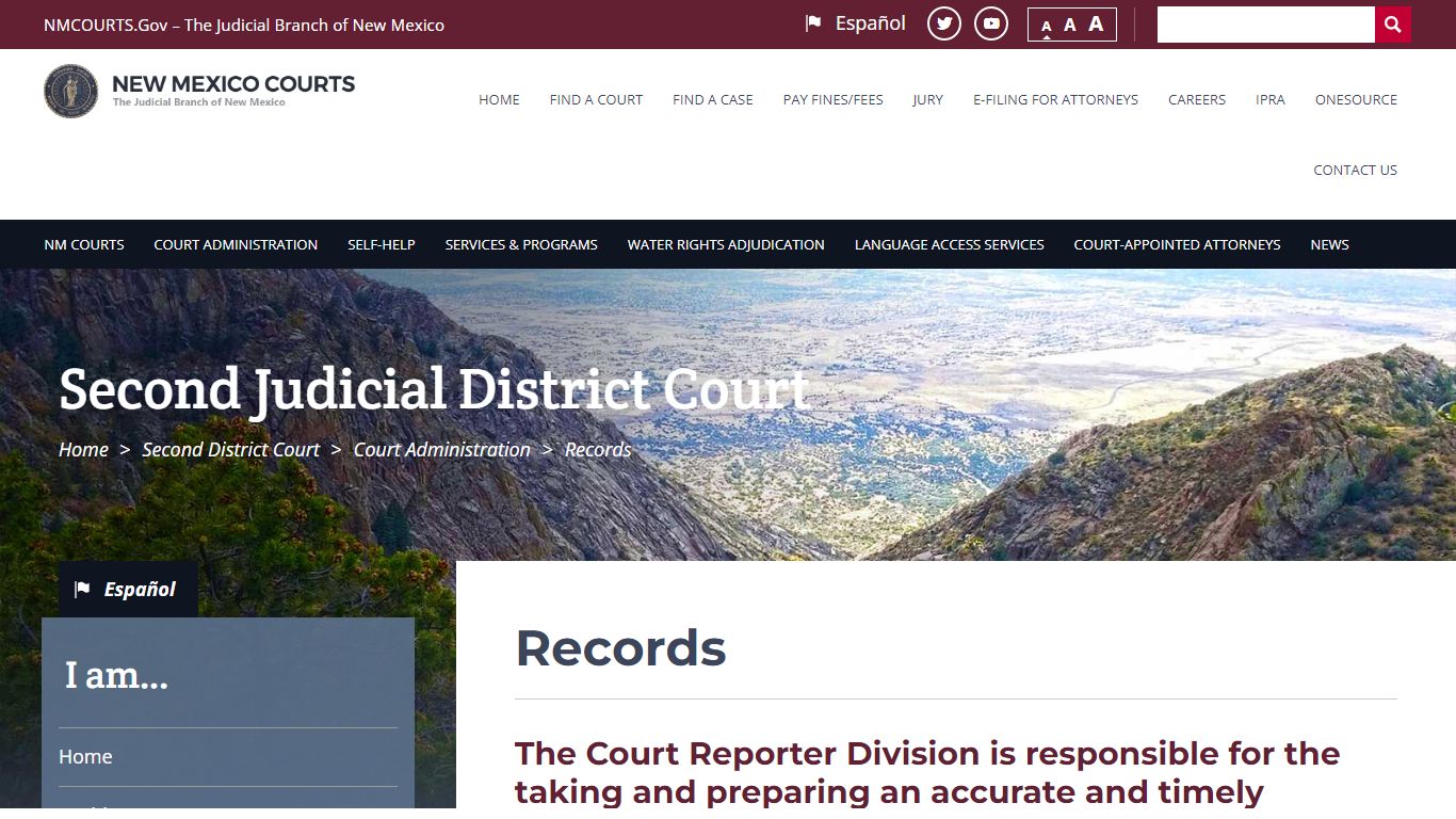 Records | Second District Court - nmcourts.gov